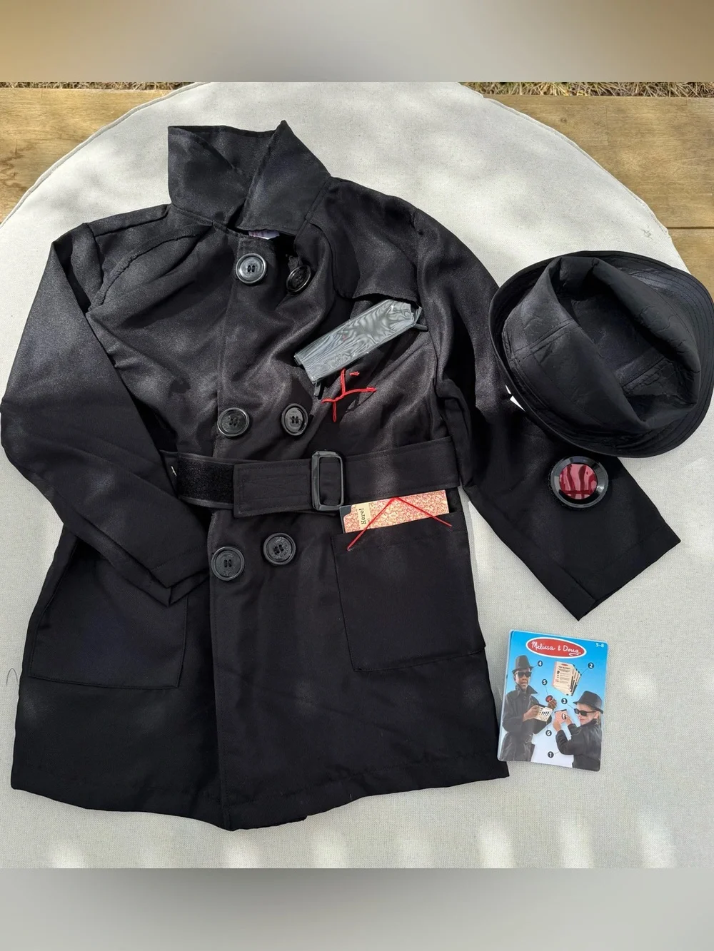 Melissa & Doug Spy Costume Kids Size 5-8 Complete Set New